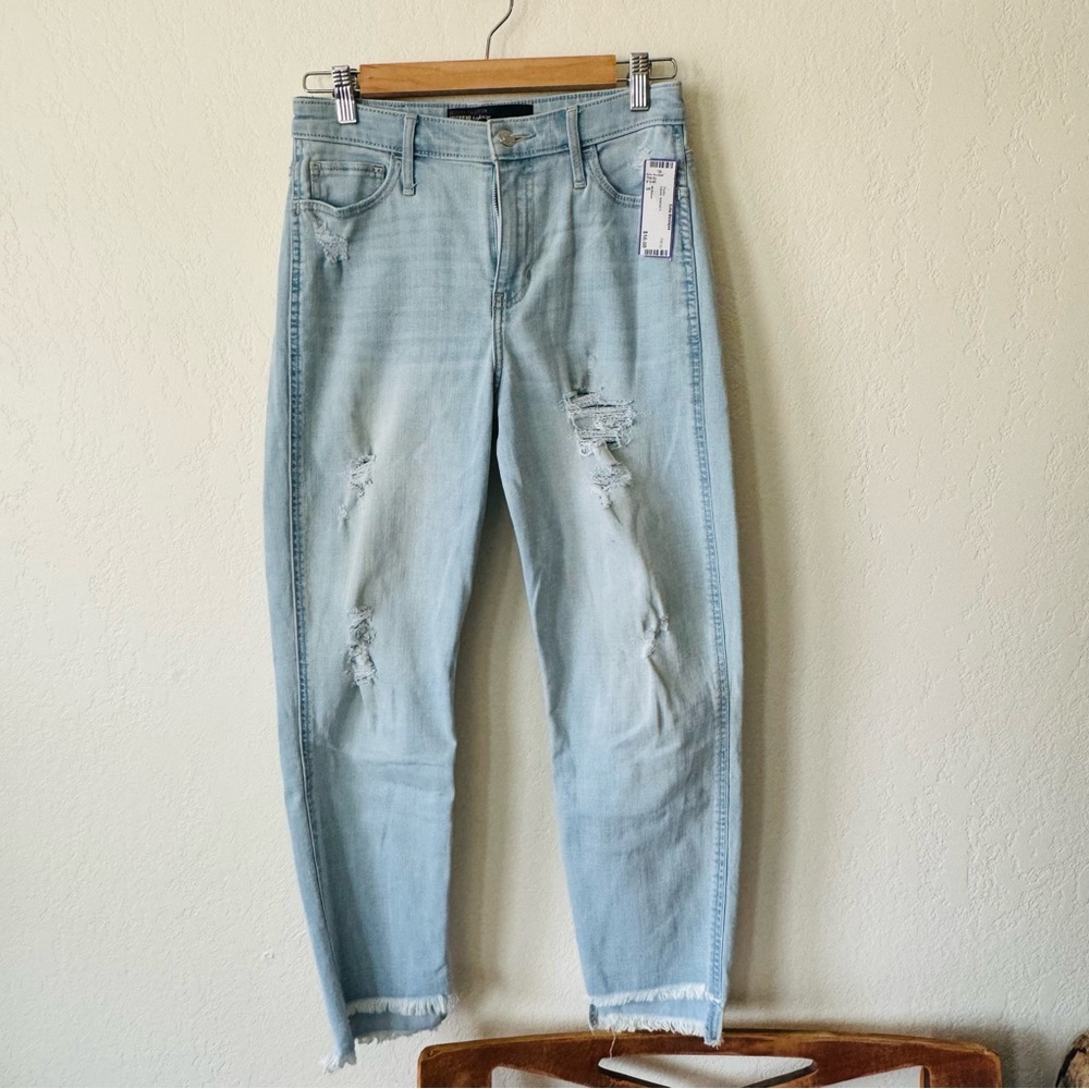 Hollister | boyfriend high rise light washed jeans